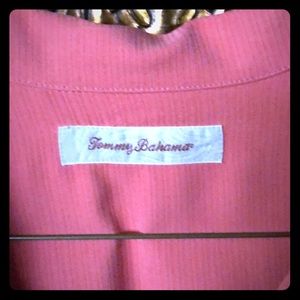 Tommy Bahama, 100% Silk.